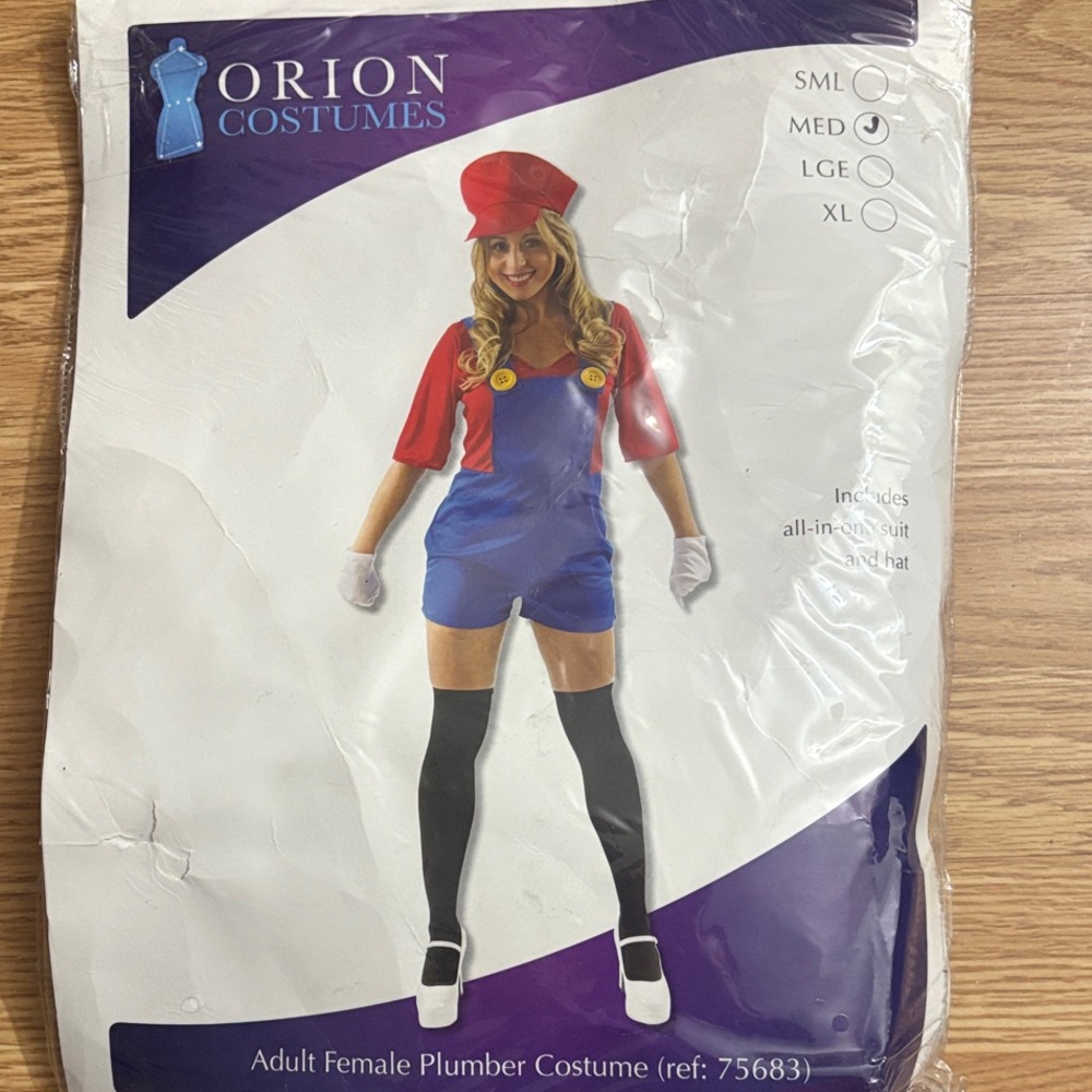 Super Mario Adult Women Costume